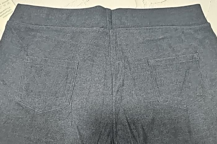 Лосини брючні "Золото" А-716-2 спереду і ззаду кишені, р. 10XL-(56), 11XL-(58), 12XL-(60) -(Сіро-синій меланж мікс)