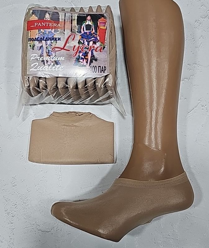 Сліди капронові "Пантера Lycra/ Premium" 590 батали 40 ден лайкра -(тілесні) -уп -10 пар