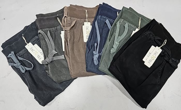 Джинси "Ласточка" 4089-11 стрейч-коттон +спереду та ззаду кишені, пояс на резинці, р. 3XL/4XL-(46-50) -уп. 1 шт