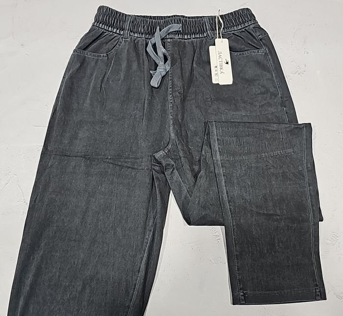 Джинси "Ласточка" 4090-5 стрейч-котон, пояс на резинці +спереду та ззаду кишені, р. 7XL/8XL-(52-54), 9XL/10XL-(54-56) -уп. 1 шт