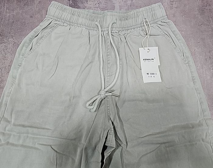 Джинси "Kenalin" 5300-2 cotton-стрейч з широким низом, пояс на гумці із зав'язками, спереду та ззаду кишені, р. XL-(46-48), 2XL-(48-50), 3XL-(50-52), 4XL-(52-54) -уп. 1 шт