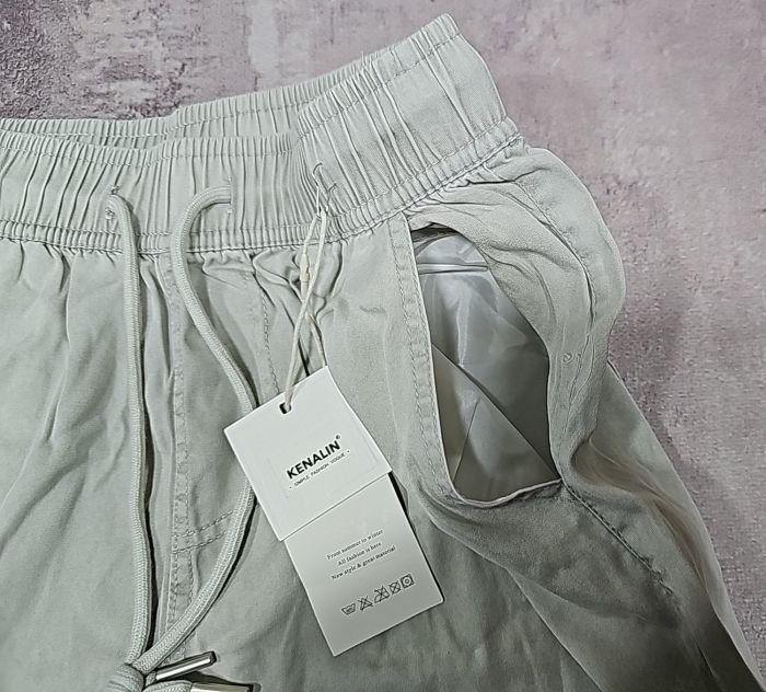 Джинси "Kenalin" 5300-2 cotton-стрейч з широким низом, пояс на гумці із зав'язками, спереду та ззаду кишені, р. XL-(46-48), 2XL-(48-50), 3XL-(50-52), 4XL-(52-54) -уп. 1 шт