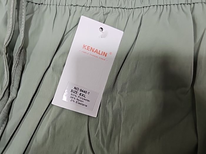 Прогулянкові штани "Kenalin" 9440-1 з легкої шовковистої тканини, верх на резинці +спереду з боків кишені, р. 3XL-(46-48), 4XL-(48-50), 5XL-(50-52) -уп. 1 шт