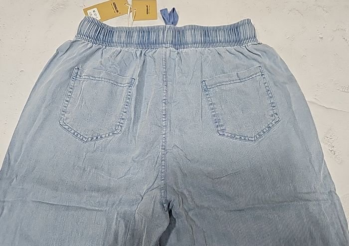 Джинси "Kenalin" 531-3 з полегшеного стрейч-котону, спереду та ззаду кишені, пояс на гумці, р. 3XL-(46-48), 4XL-(48-50) -(Блакитний мікс -Без вибору відтінку!!!)