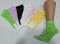 Шкарпетки Житомир "КОІ-Жіноча колекція" 120-02 стрейч жіночі, р. 36-41 -асорті -(Укорочені /кольорові в дрібні бантики по всій шкарпетці) -уп. 12 шт