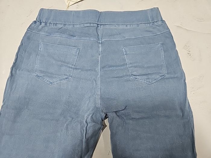 Джинси "Ласточка" 4053-1 стрейч-котон +спереду та ззаду кишені, пояс на резинці, р. 5XL-(50-52), 6XL-(52-54), 7XL-(54-56) -уп. 1 шт