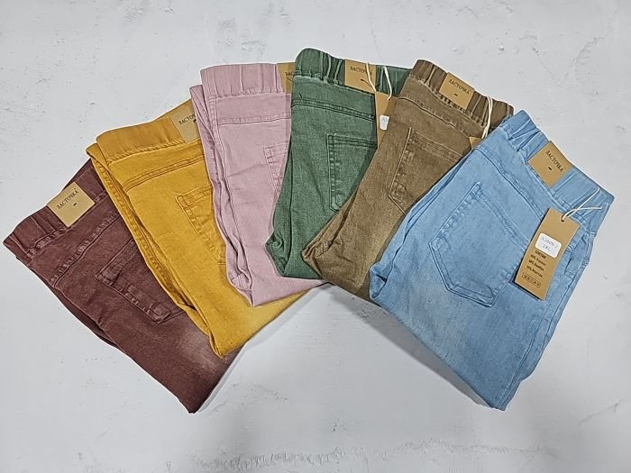 Джинси "Ласточка" 3009-2 джинс-стрейч +спереду та ззаду кишені, пояс на резинці, р. 3XL-(46-48), 4XL-(48-50), 5XL-(50-52) -уп. 1 шт