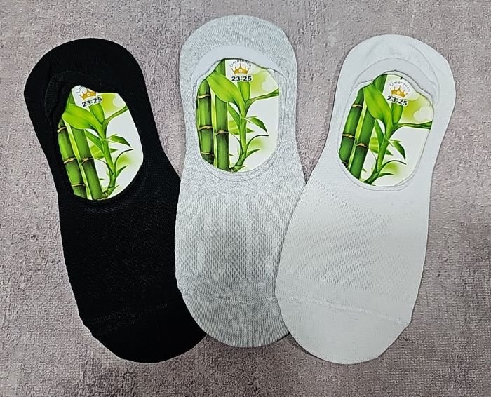 Сліди Житомир "LIMERENCE" 06-16 сітка жіночі , р. 23-25 -асорті -(Сліди -сіточка -три кольори) -уп. 12 шт