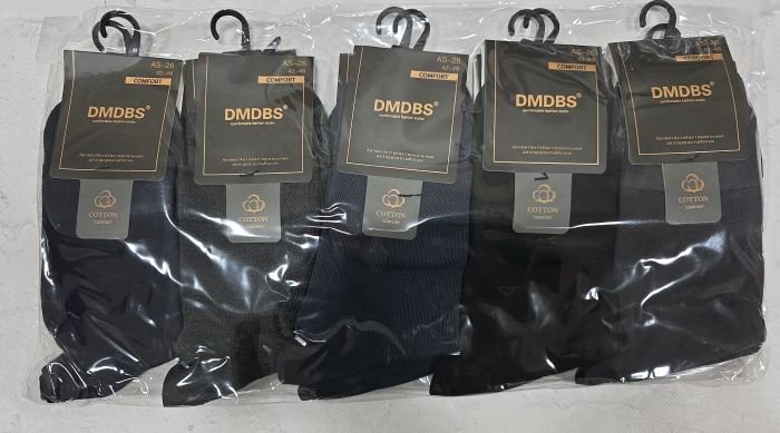 Шкарпетки "DMDBS" AS-26 стрейч /cotton ароматизовані чоловічі, р. 42-48 -(асорті /однотонні -класика) -уп. 10 шт (ас-26)