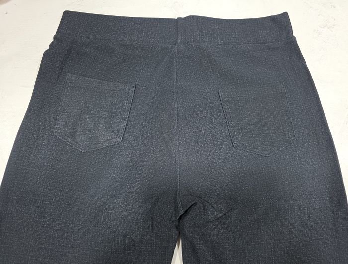 Лосини брючні "Золото" А-715-2 спереду і ззаду кишені, р. 10XL-(56-58) -(Сіро-синій меланж мікс)