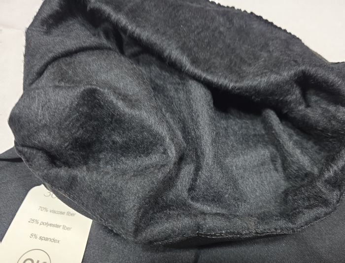 Лосини "Золото" 9030-1 безшовні з мікрофібри на тонкому хутрі +з боків лампаси зі страз, р. ХL/6XL (48-52) -(чорні)