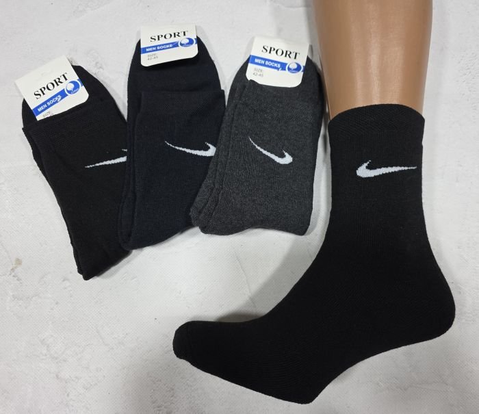 Шкарпетки "SPORT" 505-MIX-Значок махрові чоловічі, р. 42-45 -асорті -уп. 12 шт