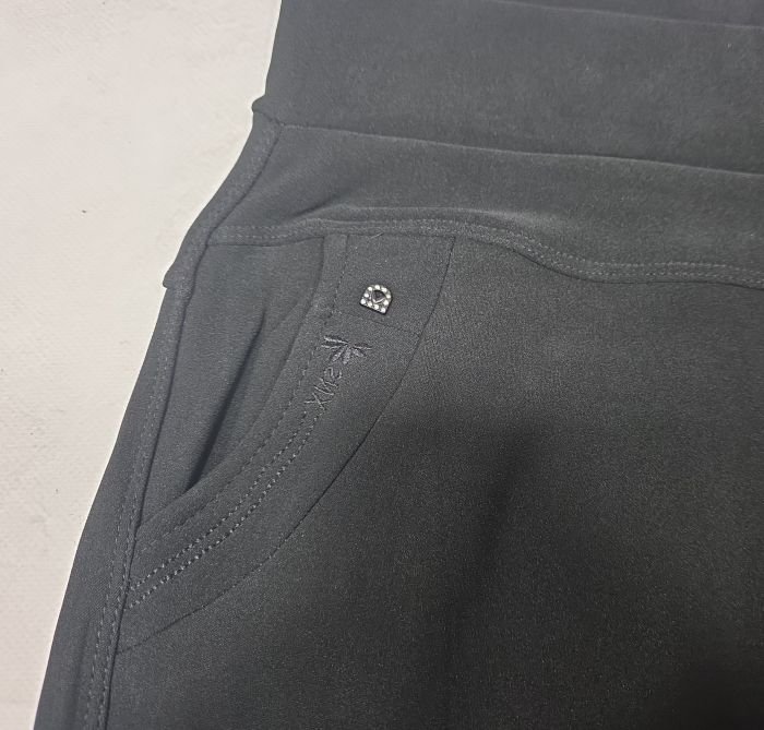 Лосини брючні "BLACK CYCLONE" В-318 на хутрі +спереду і ззаду кишені, р. 9XL-(54-56)