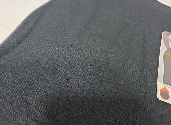 Лосини "ЛАСТІВКА" А-513-3 /54-60 безшовні в рубчик на тонкому хутрі, р. 50-54 -(чорні)