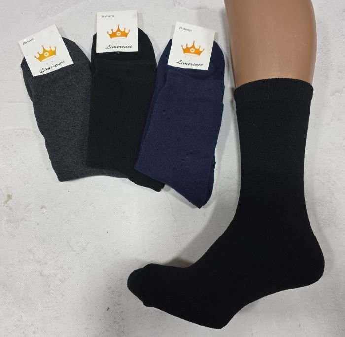 Шкарпетки Житомир "Limerence" 4000-02 махрові чоловічі, р. 25-27, 27-29, 29-31 -(Махра -асорті -класика) -уп. 12 шт
