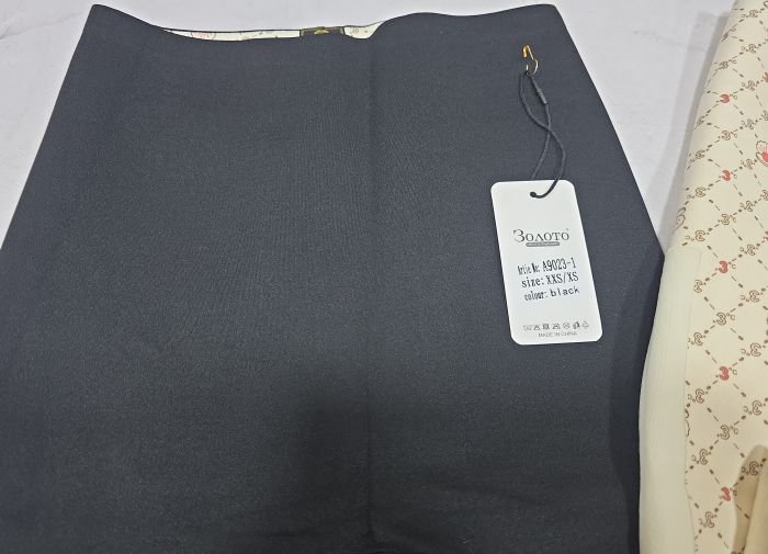 Лосини "Золото" А-9023-1-Г гладкі на збитому плюшевому флісі з коригуючою мембраною та тейпами +з широким поясом утяжкою +з підтяжкою живота та сідниць, р. XXS/XS-(42-46), S/M-(44-48), L/XL-(46-50), 2XL3XL-(48-52) -(чорні)