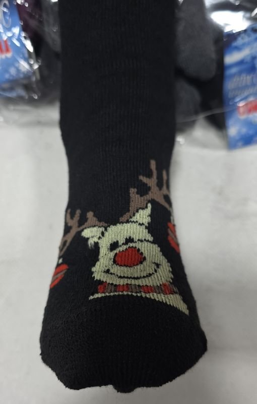 Шкарпетки Житомир "Преміум" 6062-19 махрові жіночі р. 23-25 -асорті -(Махра -спереду мордочка оленя) -уп. 12 шт