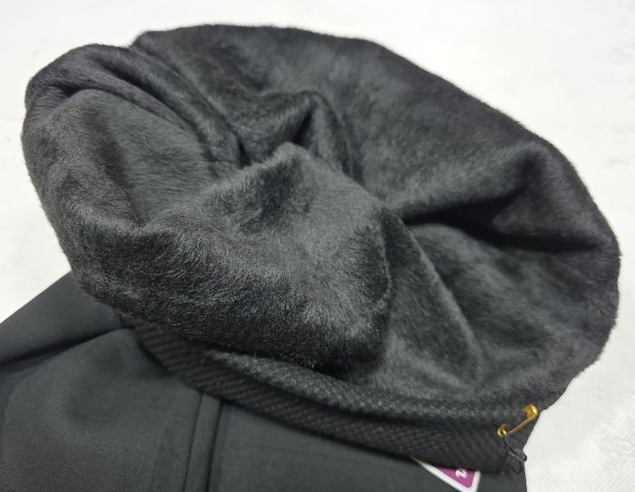 Лосини "Ластівка" А-293 термо безшовні з бавовняним верхом на товстому хутрі +вовна, з широким поясом, р. 3xl/8xl-(50-54) -(чорні)