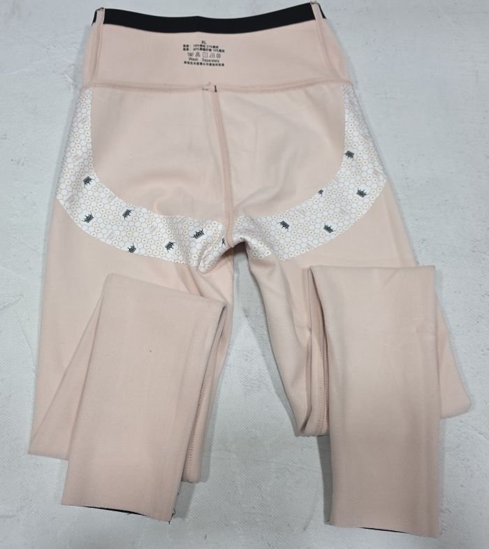 Лосини "Шугуан" F-914 гладкі на збитому флісі з коригуючою мембраною та тейпами +з широким поясом утяжкою +з підтяжкою живота та сідниць, р. L-(40-46), XL-(42-48), 2XL-(44-50), 2XL/3XL-(48-52) -(чорні)