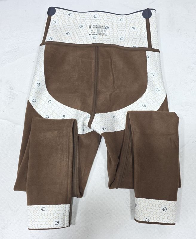 Лосини "Шугуан" F-912 гладкі на збитому плюшевому флісі з коригуючою мембраною та тейпами +з широким поясом утяжкою +з підтяжкою живота та сідниць, р. L-(40-46), XL-(42-48), 2XL-(44-50), 2XL/3XL-(48-52) 