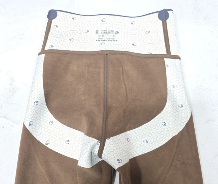 Лосини "Шугуан" F-912 гладкі на збитому плюшевому флісі з коригуючою мембраною та тейпами +з широким поясом утяжкою +з підтяжкою живота та сідниць, р. L-(40-46), XL-(42-48), 2XL-(44-50), 2XL/3XL-(48-52) 