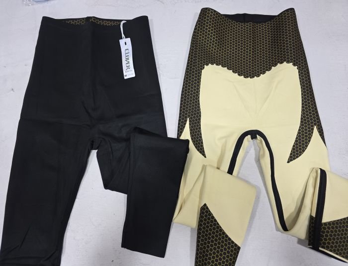 Лосини "Clover" В-9976 еластичні на збитому флісі з коригуючою мембраною та тейпами +з підтяжкою живота та сідниць, р. L-(46-48), XL-(48-50) -чорні