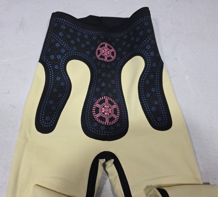 Лосини "Clover" В-9975-О еластичні на збитому флісі з коригуючою мембраною та тейпами +з підтяжкою живота та сідниць, р. XL-(48-50) -чорні