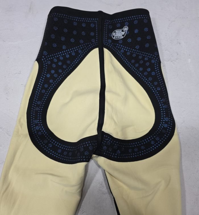 Лосини "Clover" В-9975-О еластичні на збитому флісі з коригуючою мембраною та тейпами +з підтяжкою живота та сідниць, р. XL-(48-50) -чорні