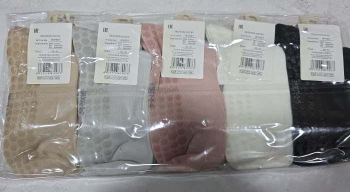 Шкарпетки "Корона" ВY-907-1 стрейч /cotton з гальмами на стопі жіночі, р. 36-41 -асорті -(Однотонні + на широкій гумці в рубчик дві смужки +гальма на стопі) -уп. 10 шт