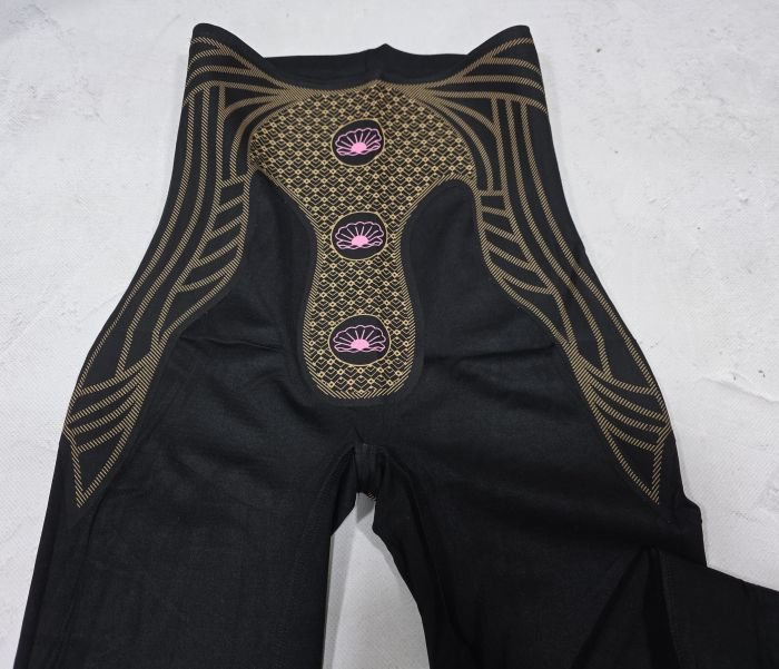 Лосини "Clover" 9975-1 демі гладкі корсетного типу з посиленою коригуючою мембраною та з тейпами +з широким поясом утяжкою +з підтяжкою живота та сідниць, р. М-(44-46), L-(46-48), XL-(48-50) -(чорні)