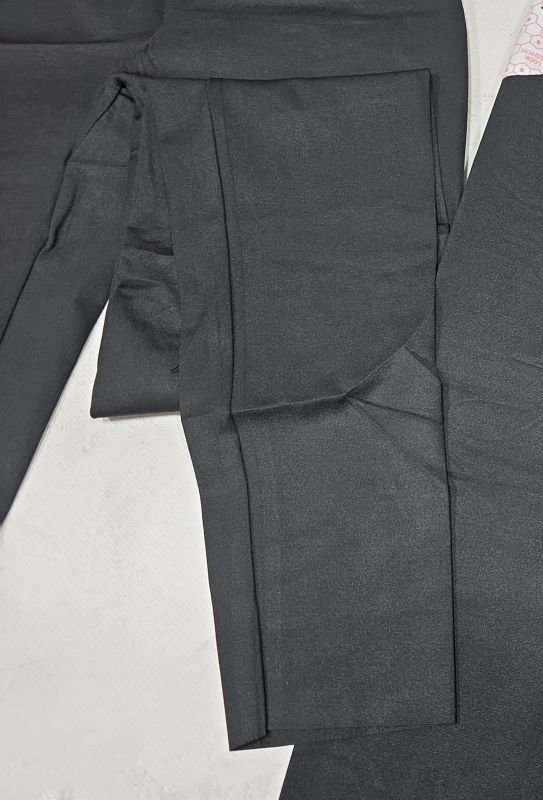 Лосини "Ластівка" А-736-2 демі гладкі із завищеною талією +з коригуючою мембраною та з тейпами +з чіпами, з широким поясом утяжкою +з підтяжкою живота та сідниць, р. М-(42-46), L-(44-48), XL-(46-50) -(чорні)