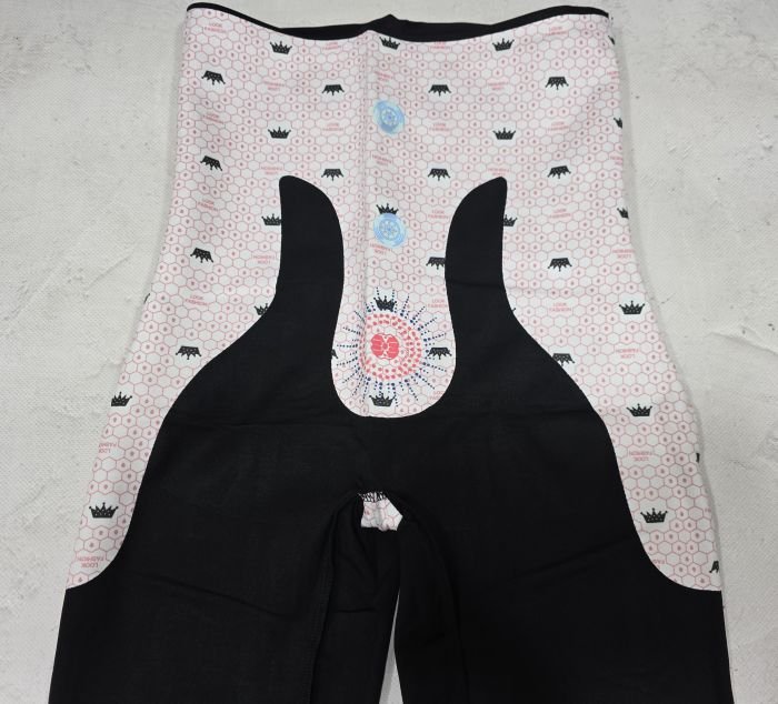 Лосини "Ластівка" А-736-2 демі гладкі із завищеною талією +з коригуючою мембраною та з тейпами +з чіпами, з широким поясом утяжкою +з підтяжкою живота та сідниць, р. М-(42-46), L-(44-48), XL-(46-50) -(чорні)