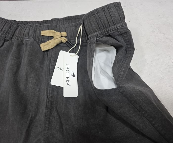 Джинси "Ластівка" А-4223-1 джинс-стрейч, пояс на резинці +спереду та ззаду кишені, р. 7XL/8XL-(52-56), 9XL/10XL-(54-58) -уп. 1 шт