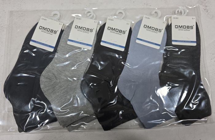 Шкарпетки "DMDBS" СS:001стрейч /cotton дитячі р. 5-7 років -асорті -(Хлопчик/ однотонні -класика -/cs-001) -уп. 10 шт