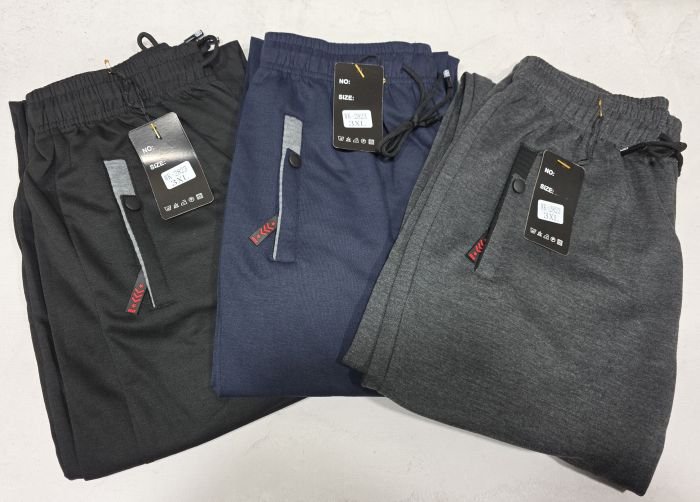 Спортивні штани "Black Cyclone" WK-2823 чоловічі трикотажні (без манжету), р. 3XL, 4XL, 5XL, 6XL, 7XL -ростовка 5 шт