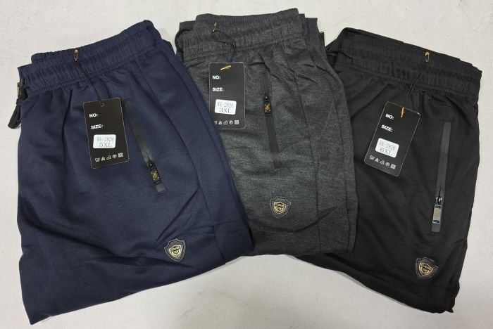 Спортивні штани "Black Cyclone" WK-2826 чоловічі трикотажні (на манжеті), р. 3XL, 4XL, 5XL, 6XL, 7XL -ростовка 5 шт