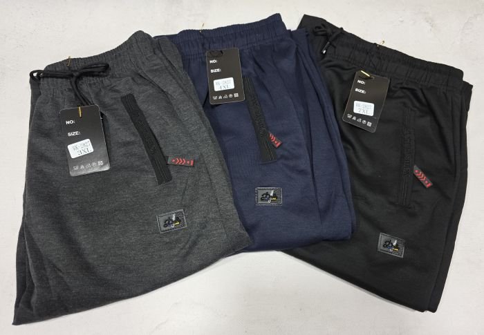 Спортивні штани "Black Cyclone" WK-2827 чоловічі трикотажні (без манжету), р. 3XL, 4XL, 5XL, 6XL, 7XL -ростовка 5 шт