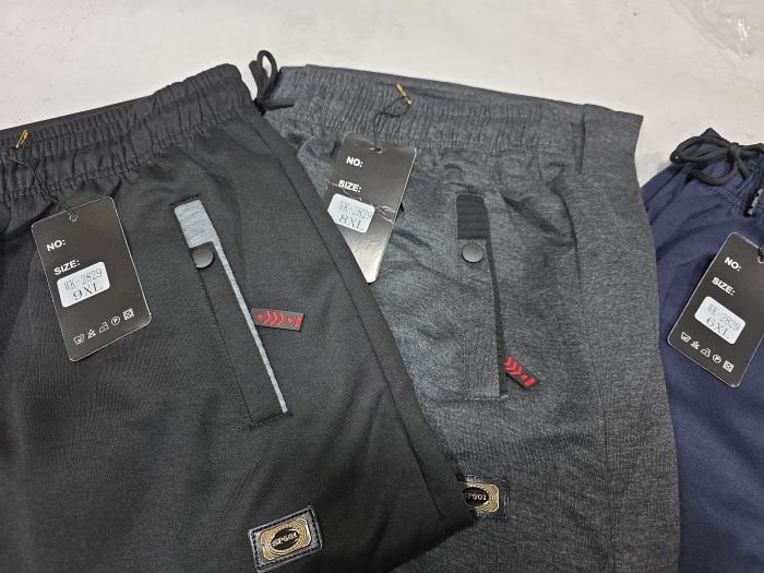 Спортивні штани "Black Cyclone" WK-2829 чоловічі трикотажні (без манжету), р. 5XL, 6XL, 7XL, 8XL, 9XL -ростовка 5 шт