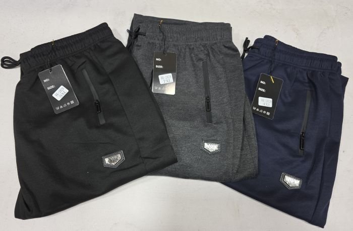 Спортивні штани "Black Cyclone" WK-2828 чоловічі трикотажні (на манжеті), р. 3XL, 4XL, 5XL, 6XL, 7XL -ростовка 5 шт