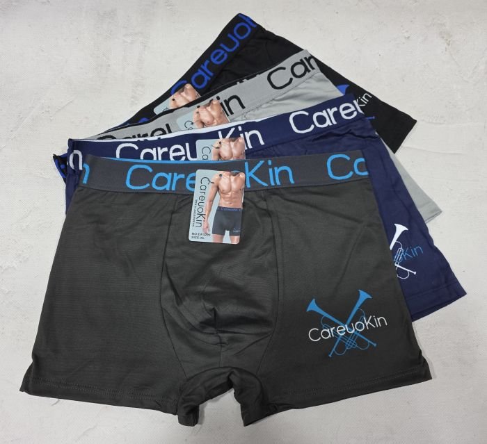 Боксери "CareuoKin" DF-3205 palyester /spandex, р. XL, 2XL, 3XL - уп. 12 шт -мікс