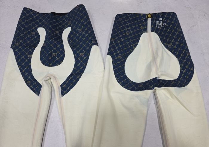 Лосини "Золото" А-9027-1-Р у дрібний рубчик на збитому плюшевому флісі з коригуючою мембраною та тейпами +з широким поясом утяжкою +з підтяжкою живота та сідниць, р. XXS/XS-(42-46), S/M-(44-48), L/XL-(46-50), 2XL3XL-(48-52) -(чорні)