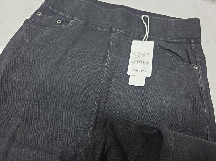 Джеггінси "ЛАСТОЧКА" 4032-5 джинси стрейч +спереду та ззаду кишені, р. 3XL-(48-50), 4XL-(50-52), 5XL-(52-54) -уп. 1 шт