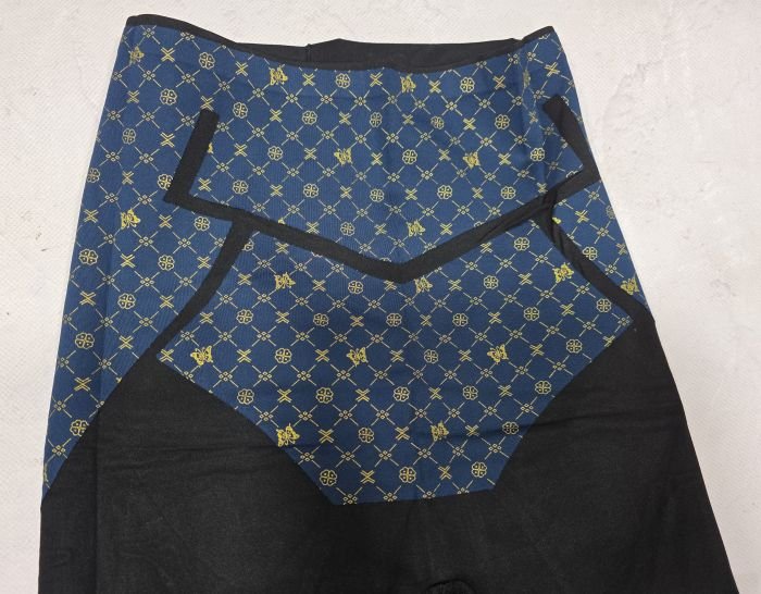 Лосини "Золото" А-7012-2 демі гладкі з коригуючою мембраною та тейпами +з широким поясом утяжкою +з підтяжкою живота та сідниць з пуш-ап ефектом (Push-up) р. XXS/XS-(42-46), S/M-(44-48), L/XL-(46-50), 2XL3XL-(48-52) -(чорні)