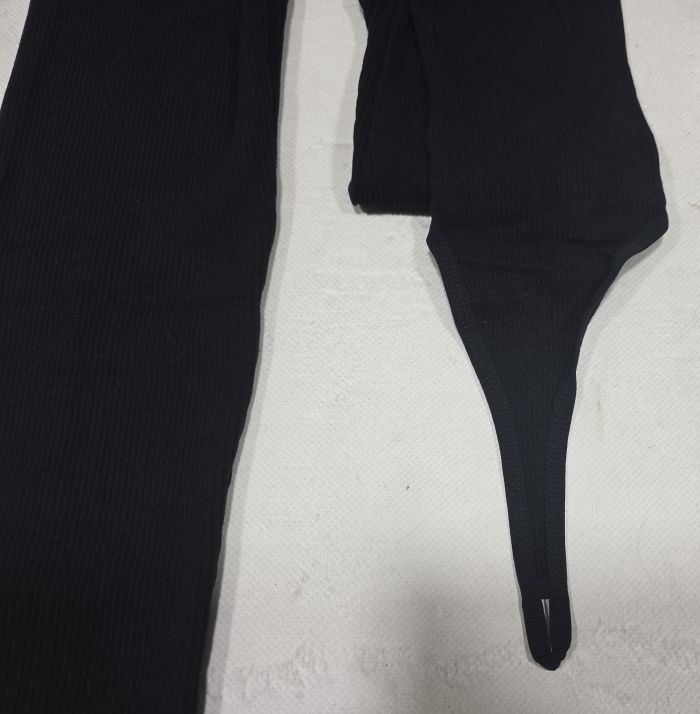 Лосини "Kenalin" 0920-3 безшовні у рубчик +зі штрипкою через палець, р. L/4XL-(42-48)