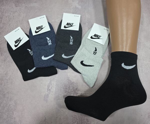 Шкарпетки "Спорт значок" ЗС-102-20 стрейч чоловічі, р. 41-45 -(асорті -середні) -уп. 12 шт