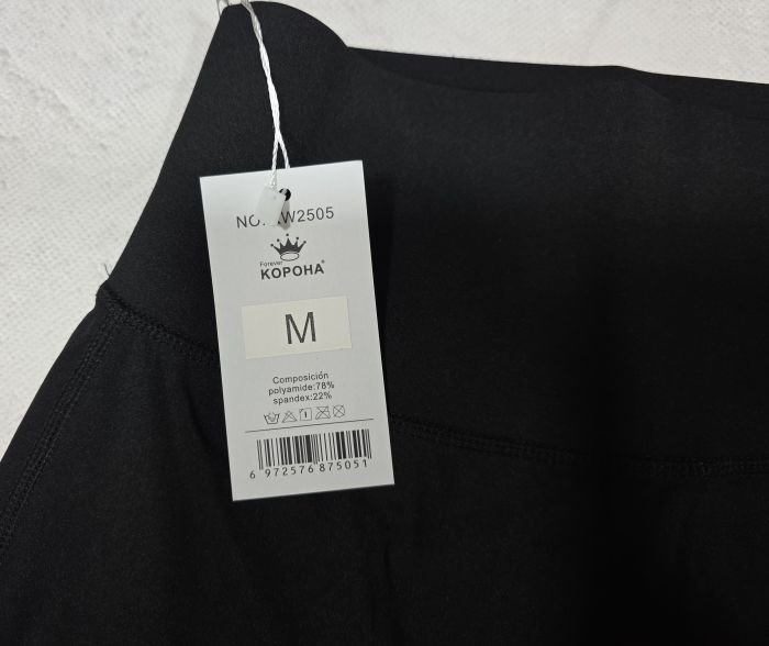 Лосини "Корона" KW-2505 кльош з еластичної гладкої тканини дайвінг +з широким поясом, р. М-(42-46), L-(44-48), XL-(46-50), 2XL-(48-52) -уп. 1 шт