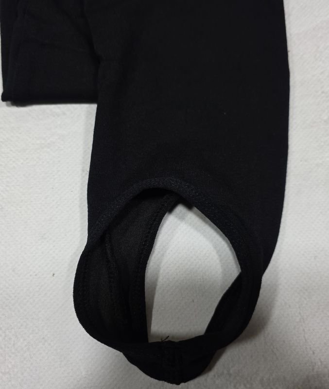 Лосини "Kenalin" 098-1 безшовні гладкі зі штрипками +широкий пояс, р. 42-48, 48-54 -(чорні)