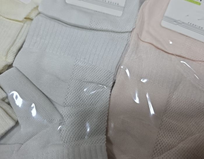 Шкарпетки "Корона" ВY-5521-1 сітка /cotton-modal жіночі, р. 37-41 -асорті -(сіточка -укорочені +на гумці напис "min" +посередині резинка фіксатор) -уп. 10 шт