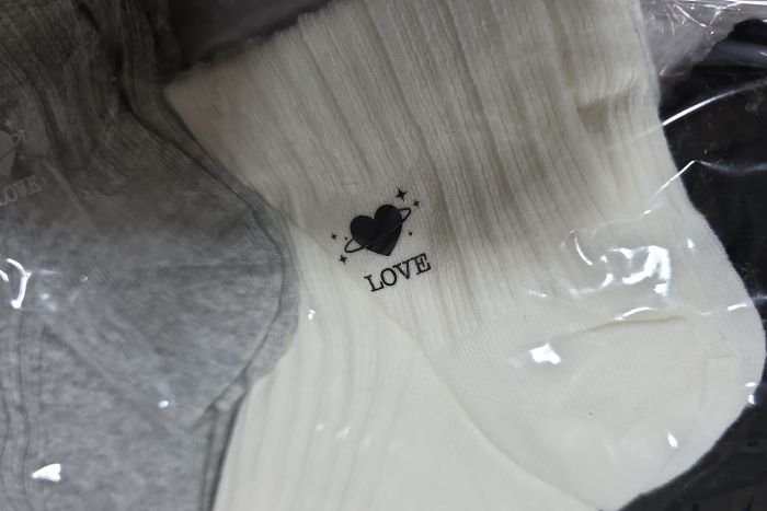 Шкарпетки "Золото-NICE" Y-225-2 стрейч /cotton жіночі, р. 36-41 -асорті -(Однотонні в рельєфний рубчик + на середній резинці маленьке серце і напис Love) -уп. 10 шт