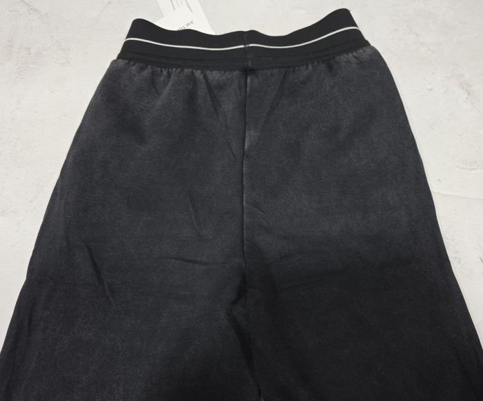 Прогулянкові штани "Ластівка" А-2116-1 трикотажні з ефектом варки та потертостей, низ на манжеті резинці, верх на плоскій резинці +з боків кишені, р. 5XL-(44-48), 6XL-(46-50), 7XL-(48-52) , 8XL-(50-54), 9XL-(52-56), 10XL-(54-58) -(чорно-сірий мікс)